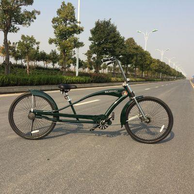 26&quot; 하이-텐 스틸 프레임 성인 해변 크루저 헬리콥터 자전거 17KG 총 무게 3.0 타이어