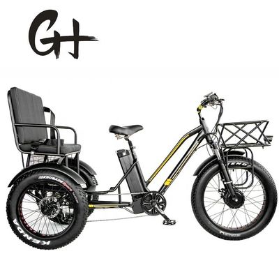 24&quot; 48V 전륜 750W 45KM/H 최대 부하 300KG 21AH 리?? 배터리 전기 삼륜자동차