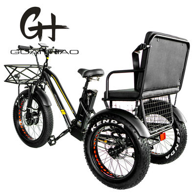 24&quot; 48V 전륜 750W 45KM/H 최대 부하 300KG 21AH 리?? 배터리 전기 삼륜자동차