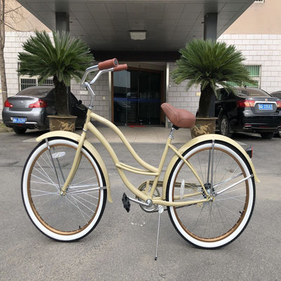 일반 페달 레이디 사이클 성인용 스톡 26 인치 여성 싱글 스피드 컴포트 크루저