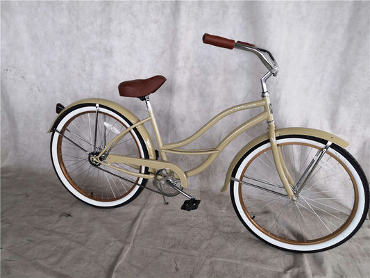 일반 페달 레이디 사이클 성인용 스톡 26 인치 여성 싱글 스피드 컴포트 크루저