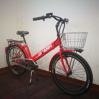 36V 9Ah 250W 토크 80-90 Nm 25KM/H 음식 배달용 하이-텐 스틸 전기 화물 자전거