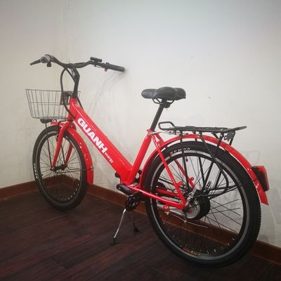 36V 9Ah 250W 토크 80-90 Nm 25KM/H 음식 배달용 하이-텐 스틸 전기 화물 자전거