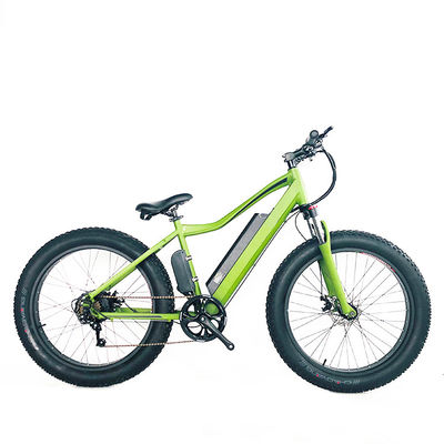 미국 시장 26 &quot;4.0 지방 타이어 전기 자전거 48V 500W 전원 공급 및 7 스피드 기어