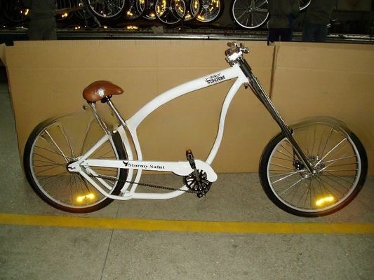 ISO9001 CE 인증 Chopper Bike 광택 무게 19kg 시장
