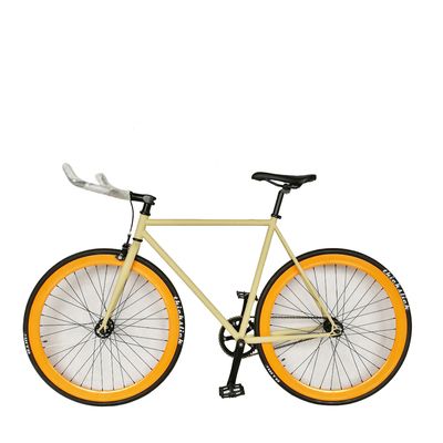 700C 하이-텐 스틸 프레임 이중 벽 43MM 알루미늄 RIM 싱글 스피드 트랙 고정 기어 자전거