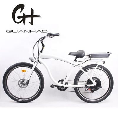 하이 스피드 26" 전기 해변 크루저 자전거 1000W 모터와 48V 14Ah 리?? 배터리