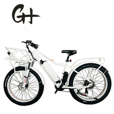 26&quot;4.0 Big Snow Fat Tire 전기 자전거 디스크 브레이크와 1000W 48V 17AH 후면 BaFang 모터
