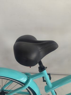 26인치 알루미늄 프레임 싱글 기어 하이브리드 여자 비치 크루저 자전거 2024