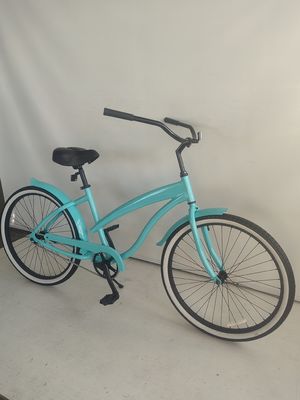 26인치 알루미늄 프레임 싱글 기어 하이브리드 여자 비치 크루저 자전거 2024