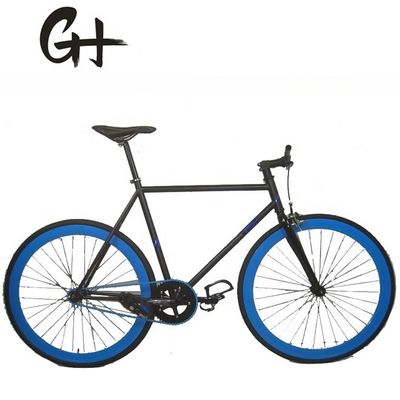 포크 재료 스틸 700C 하이 텐 프레임 OEM CE 싱글 스피드 플립 플롭 허브 고정 기어 자전거