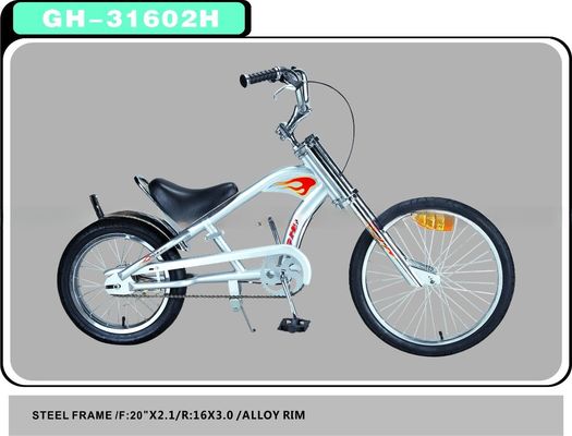 사용자 정의 가능한 24 &quot;Low Rider Chopper Bike / 어떤 색의 철 크랭크와 함께 자전거