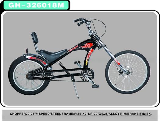 사용자 정의 가능한 24 &quot;Low Rider Chopper Bike / 어떤 색의 철 크랭크와 함께 자전거