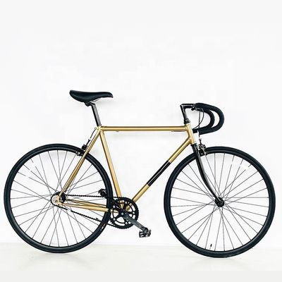 OEM 컬러 700C 럭 프레임 고정 기어 자전거 알루미늄 부품 및 철 프레임