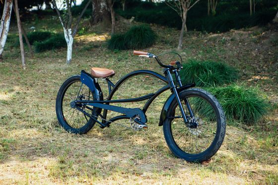 알루미늄 림 24&quot;x3.0 CE 미국 롱 하이-텐 스틸 프레임 Chopper Beach Cruiser 자전거