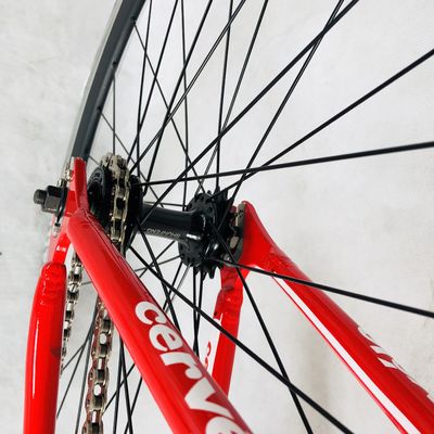 12KG 700C 싱글 스피드 트랙 알루미늄 프레임 고정 기어 자전거 탄소 섬유 포크