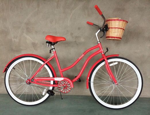 26인치 여성 스텝 트루 비치 크루저 자전거