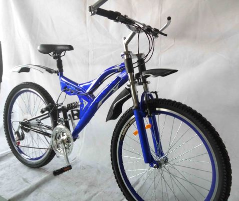 중국 OEM 26인치 산악 자전거 18속과 풀 서스펜션 포크 총 무게 17K