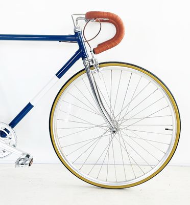 CR-MO STEEL 4130 Vintage 내부 SRAM 2S 트랙 고정 기어 자전거를위한 럭 프레임 포크
