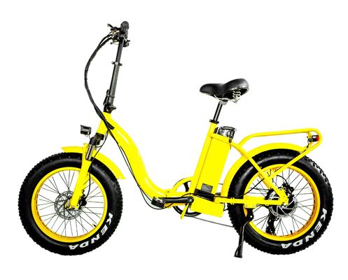 7속 20&quot; 4.0 EN15194 CPSC 스노우 타이어 큰 힘 지방 타이어 48V 1000W 32MPH 13AH 리?? 배터리 여성 유니섹스 전기 접기 자전거