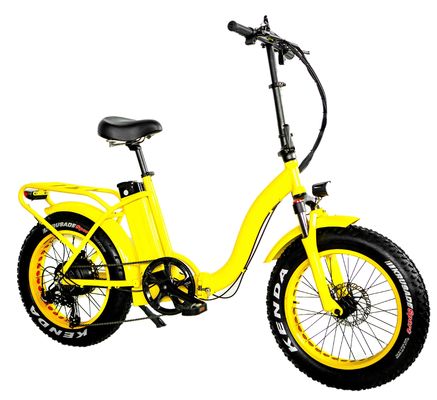 7속 20&quot; 4.0 EN15194 CPSC 스노우 타이어 큰 힘 지방 타이어 48V 1000W 32MPH 13AH 리?? 배터리 여성 유니섹스 전기 접기 자전거