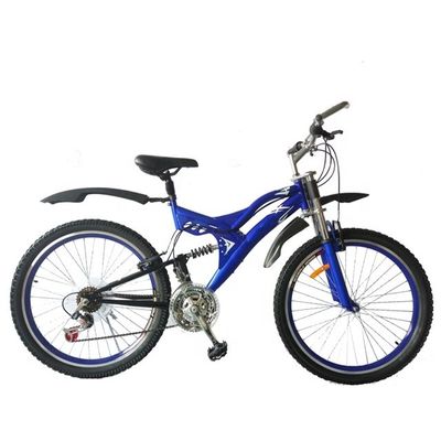 스틸 프레임 26 &quot;21S 전체 서스펜션 산악 자전거 CE 인증 OEM 사용자 정의
