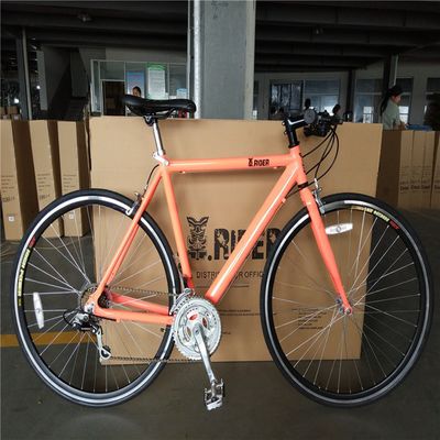 알루미늄 프레임 하드 프레임 피트니스 레이싱 자전거 남자 도로 자전거 700c OEM 사용자 정의