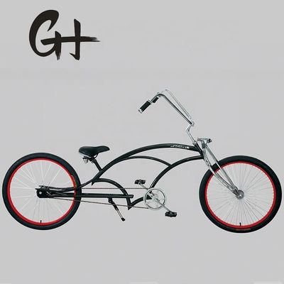 스틸 포크와 150KG 로드 용량으로 26인치 Chopper 스타일 해변 크루저 자전거