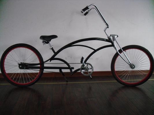 스틸 포크와 150KG 로드 용량으로 26인치 Chopper 스타일 해변 크루저 자전거