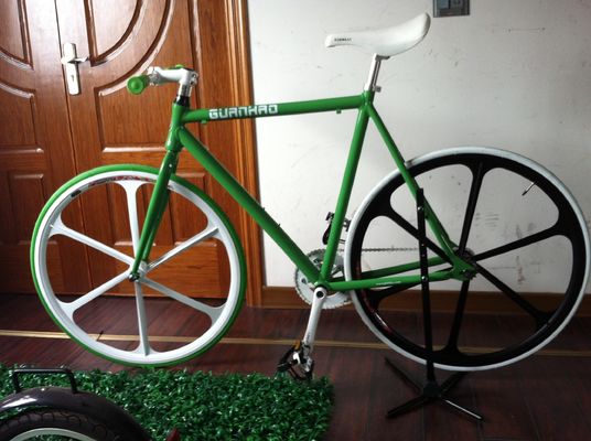 700C 테니 매그 5 스포크 휠 고정 자전거 고정 기어 자전거 남성용 150KG 부하 용량 끝