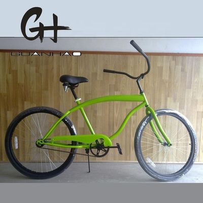 170MM 크랭크 편안한 샐러 26인치 싱글 스피드 코스터 브레이크 남자 해변 크루저 자전거