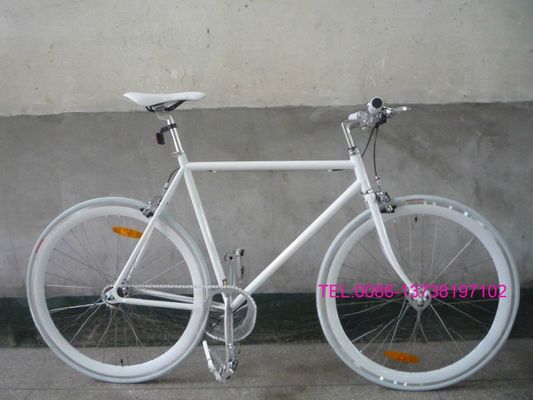 알루미늄 700C 고정 기어 자전거 어두운 빛 가볍고 내구성