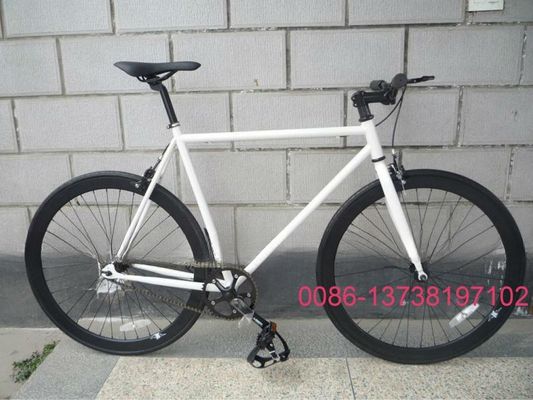 알루미늄 700C 고정 기어 자전거 어두운 빛 가볍고 내구성