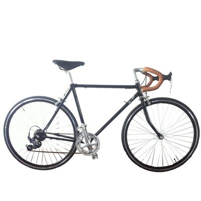 700C 도로 자전거 하이-텐 스틸 럭체드 프레임 시마노 14S 클래식 및 칼리퍼 브레이크