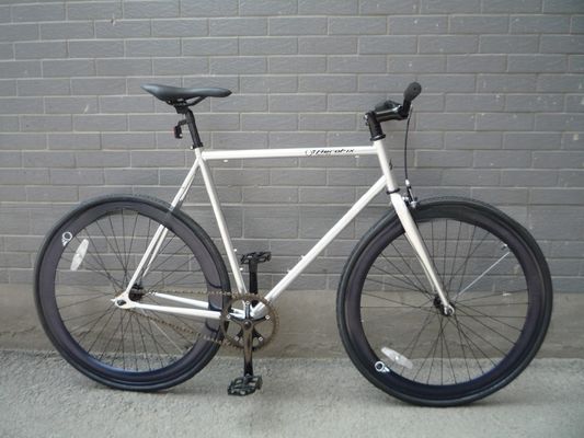 BS 표준 700c 리저 바 불호른 바 프루시트 바 고정 기어 고정 기어 자전거