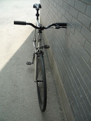 BS 표준 700c 리저 바 불호른 바 프루시트 바 고정 기어 고정 기어 자전거