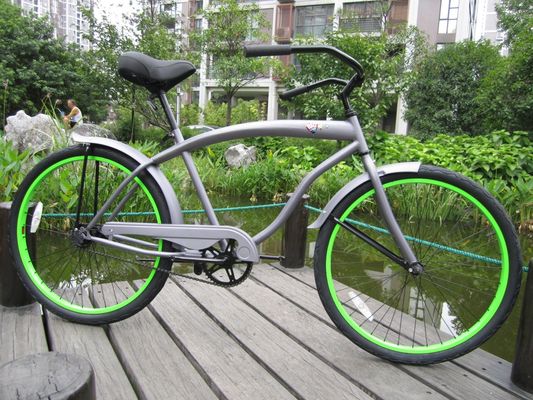 10 스틸 프레임 26" 바퀴 크기 3G OEM/ODM CE 남성 성인 싱글 스피드 해변 크루저 자전거