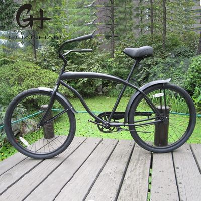 10 스틸 프레임 26" 바퀴 크기 3G OEM/ODM CE 남성 성인 싱글 스피드 해변 크루저 자전거