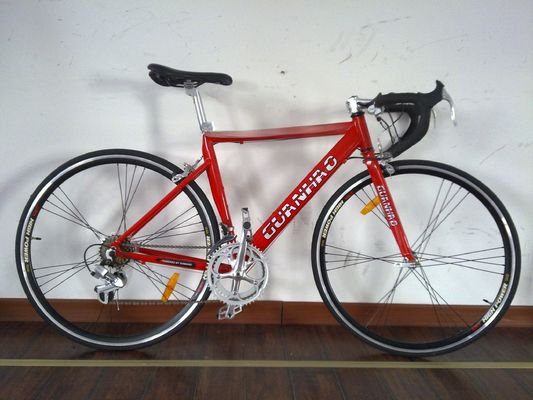 포크 재료 알루미늄 합금 시마노 700C 레이싱 자전거 프레임 18 속도 알루미늄 릴 14