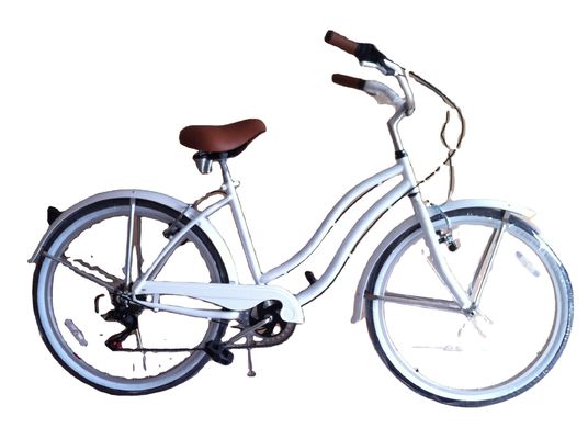 26" 시마노 7 스피드 여자 레이디 미국 26*2.125 여자 흰색 타이어 해변 크루저 스피드 자전거