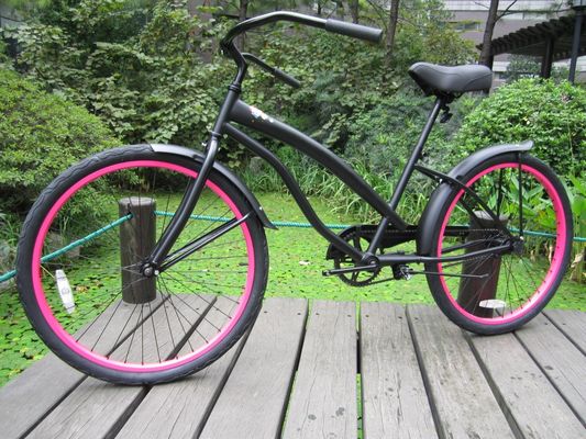 26"x2.125" 코스터 브레이크 스틸 프레임 여성 해변 크루저 자전거 CE EN CPSC OEM/ODM