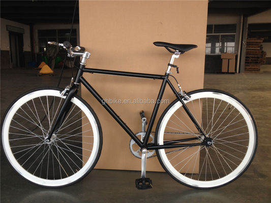 일반 페달 고정 자전거 700c 듀얼 V 브레이크와 단속 고정 기어 자전거