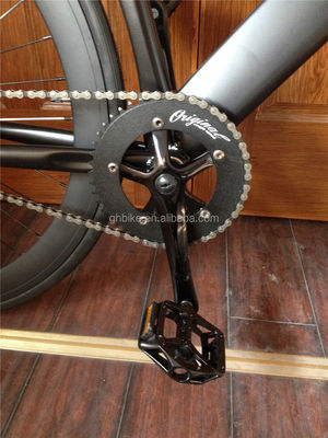 700c 블랙 알루미늄 프레임 고정 자전거 듀얼 V 브레이크 고정 기어 남자 트랙 자전거