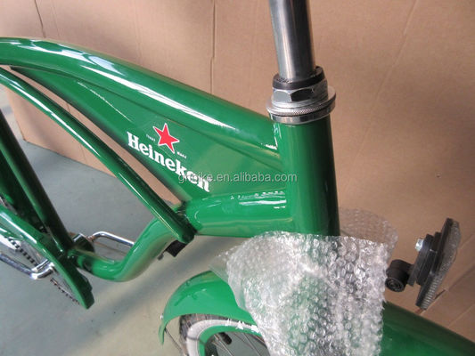 다재다능한 26인치 스틸 프레임 남성 해변 크루저 자전거 프로모션 광택 무게 19KGS