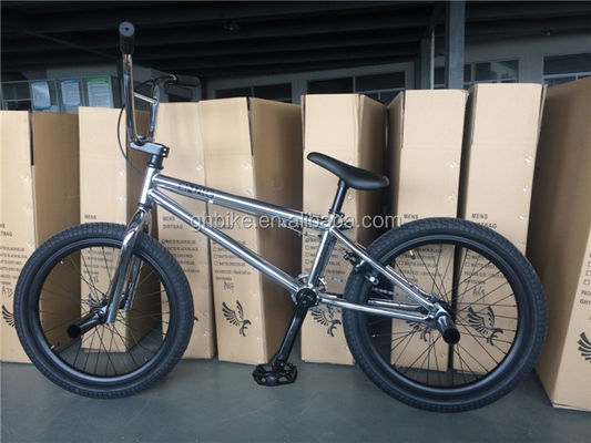 스틸 포크 재료와 20 인치 바퀴 사이즈 크롬 스틸 프레임과 BMX 자전거