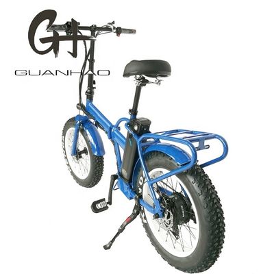 20 &quot;전기 접기 자전거 후부 허브 모터 48V 500W 모터 14AH 리?? 배터리 및 40KM / H 최고 속도