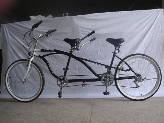 OEM 26 인치 성인 탕덤 해변 크루저 자전거 1.8m 길이와 300kg 부하 용량
