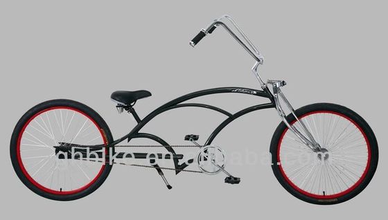 주문 26' 로그 비치 크루저 자전거 자전거 힐러 크루저 사이클링 남자 해변 크루저
