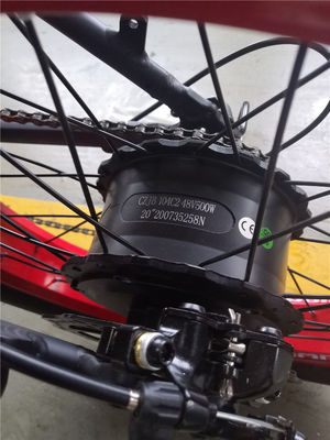 미국 시장 20인치 접기 프레임 전기 자전거 7단 기어와 80-90Nm 토크