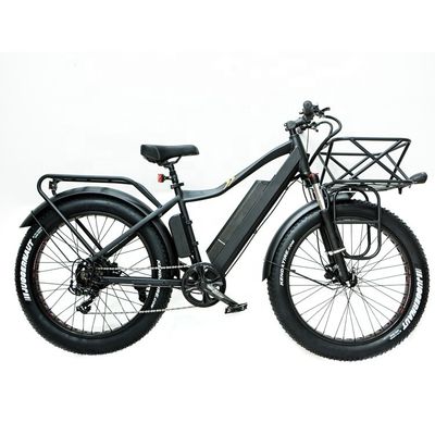 52V 1000W Bafang 모터 17AH 리?? 55KM / H 후부 허브 눈 지방 타이어 산악 전기 자전거